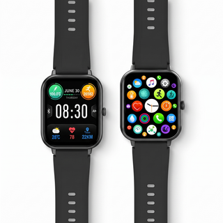 Vitalis Smart Watch - top-down alternate angle