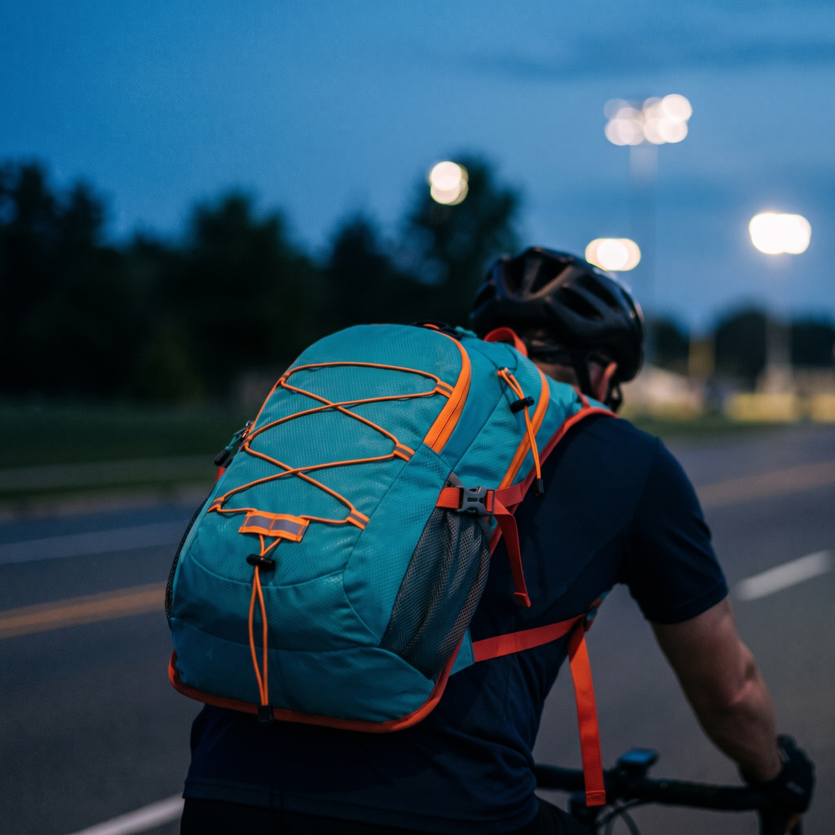 Momentum Bike Backpack - dusk motion blur