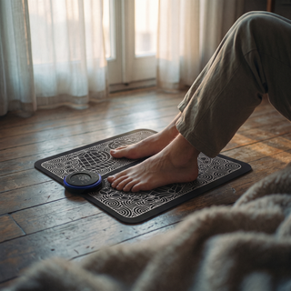 ThermaPulse Portable Percussion Massager - calm indoor daylight