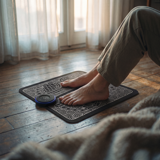 ThermaPulse Portable Percussion Massager - calm indoor daylight