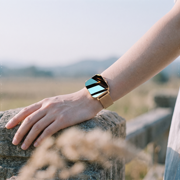 Pulse Smart Watch - hazy outdoor lifestyle